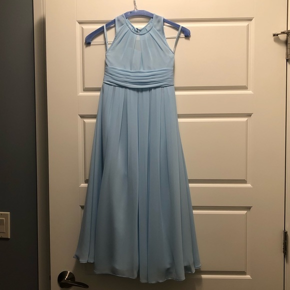 Blue Bill Levkoff Jr Bridesmaid dress - Picture 2 of 6